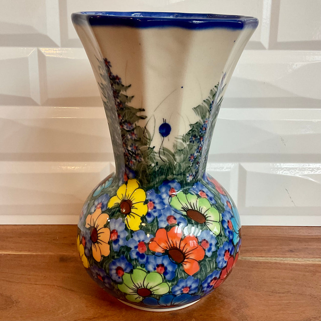 Kalich 9in Multicolored Flower Vase