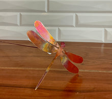 Natural Copper Dragonfly Garden Stake