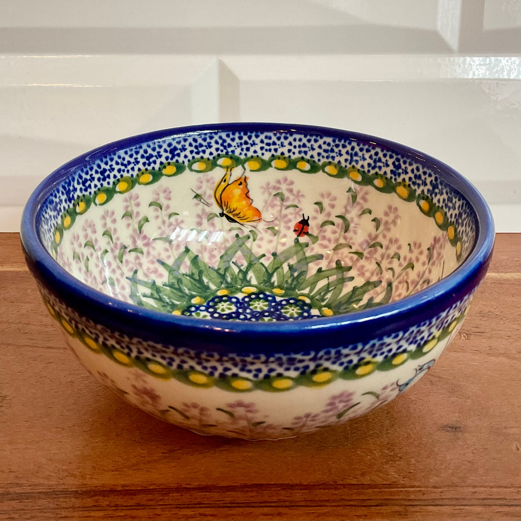 Kalich Lavender with Butterfly 5in Bowl