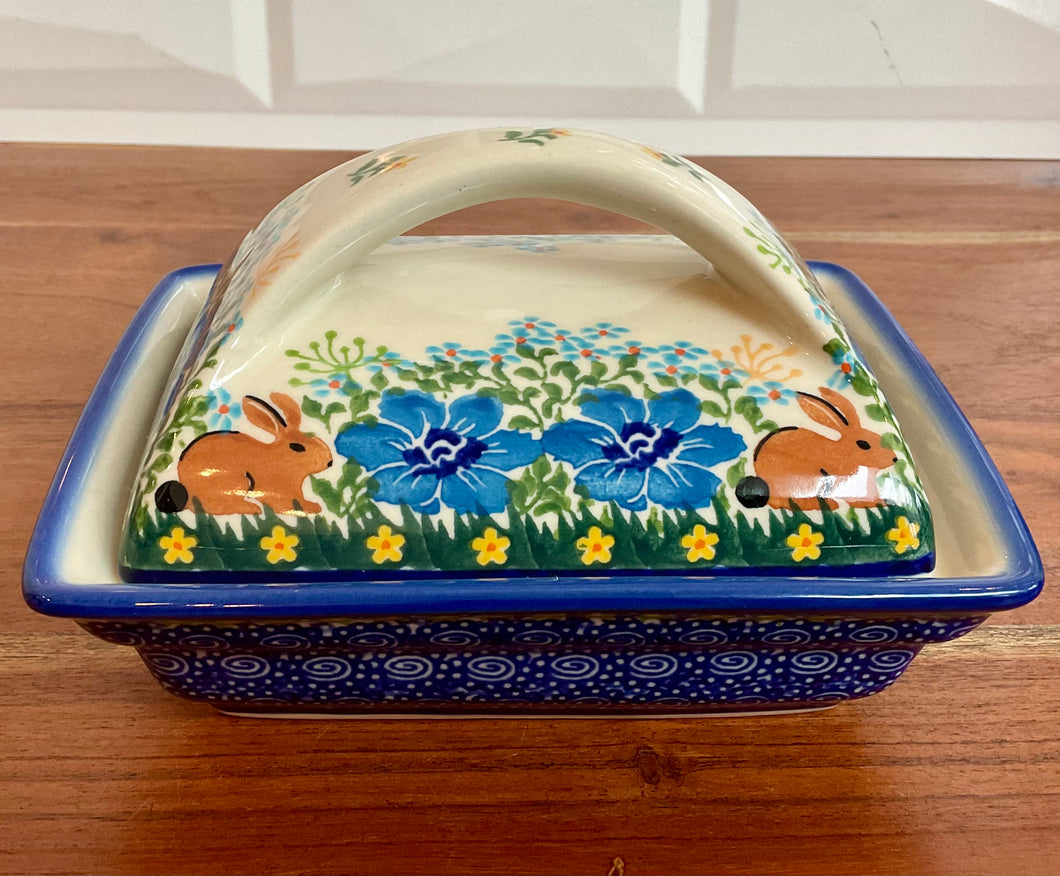 Kalich Brown Bunny Butter Dish