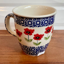 Babcia Red Flower Mug