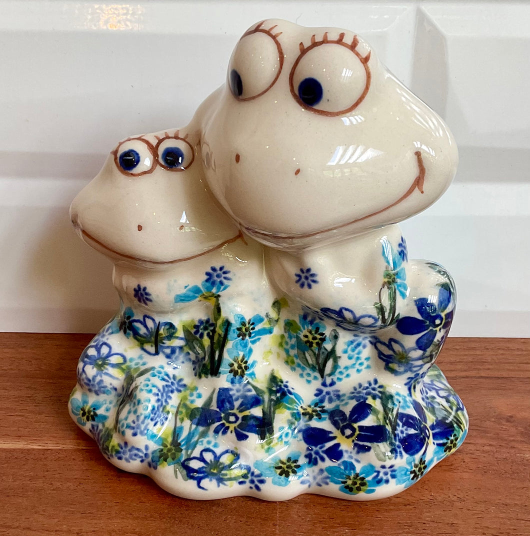 Dragonfly Delight Double Frog Figurine