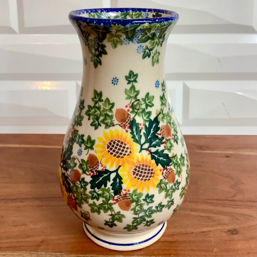 Kalich Sunflower and Acorn Vase