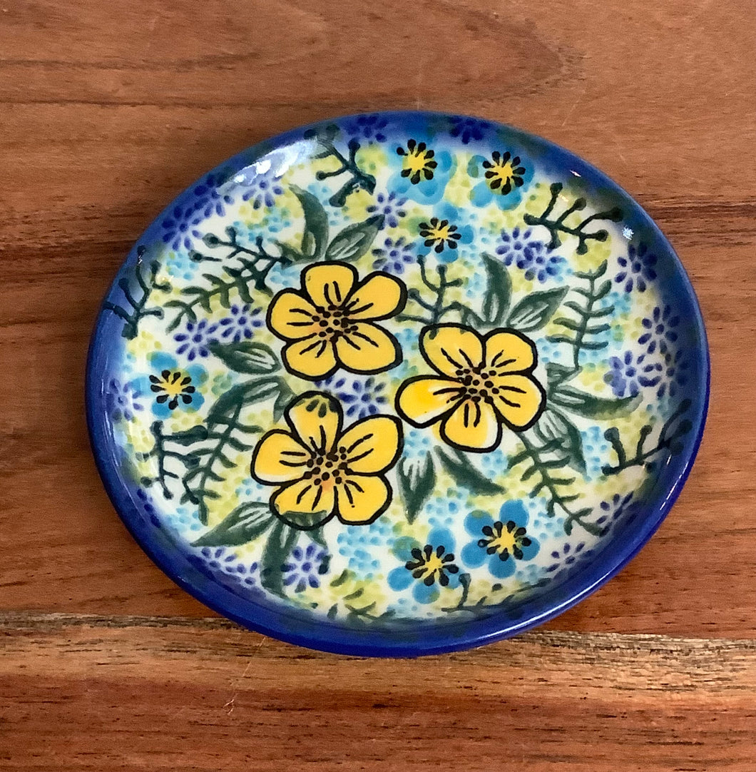 Yellow Afternoon Garden Coaster