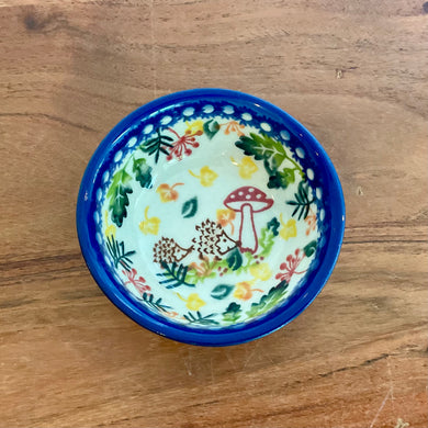 Hedgehog and Mushroom Medium Dip Bowl