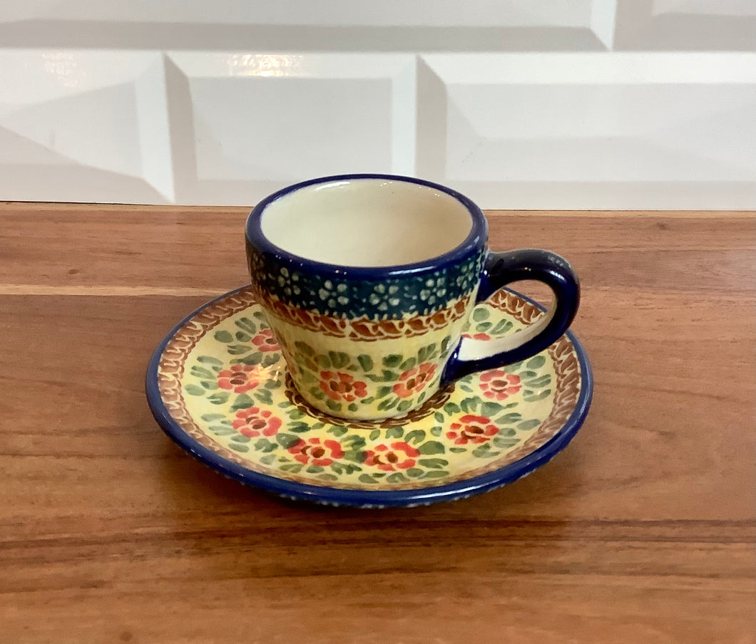 Rose Marie Espresso Cup and Saucer