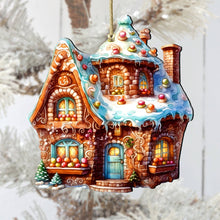 Gingerbread House Wooden Ornaments G.Debrekht Christmas