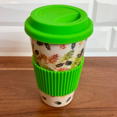 Leaves and Acorns Thermal Mug