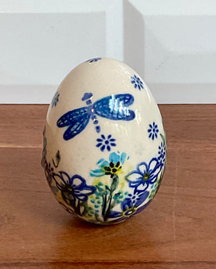 Dragonfly Delight Ceramic Egg