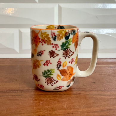 Leaves and Hedgehog 8.5oz Mug