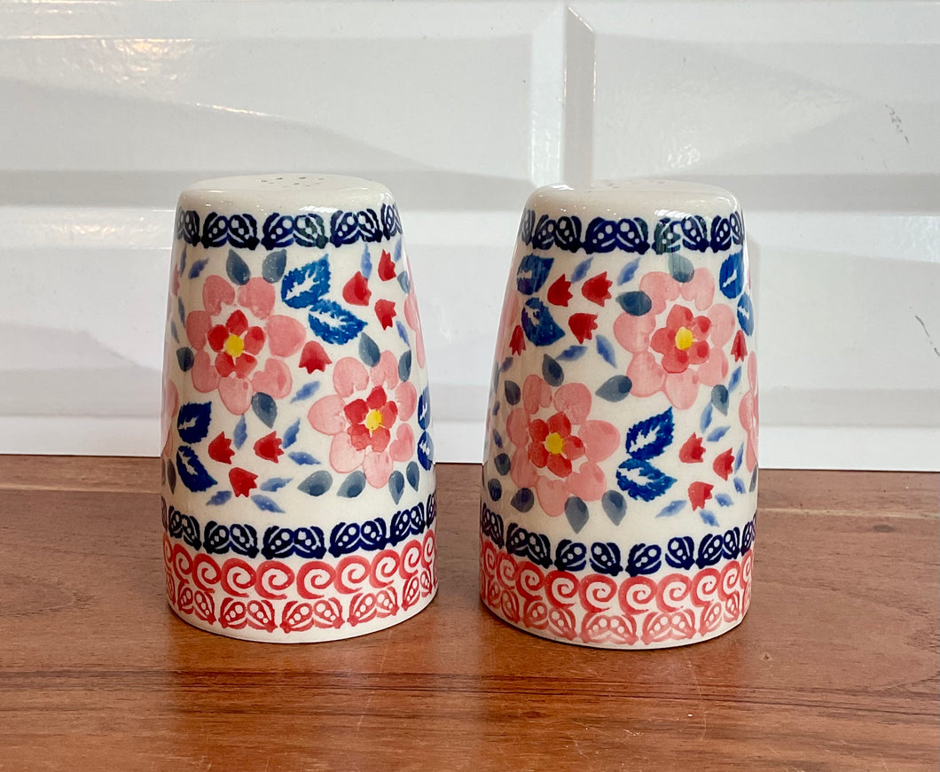 Calico Tall Salt & Pepper