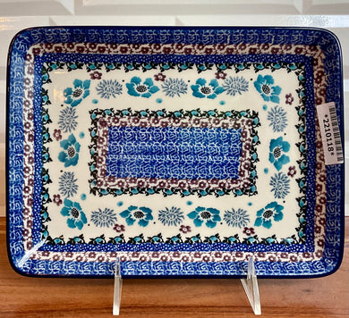 Blue and Purple 9in Platter
