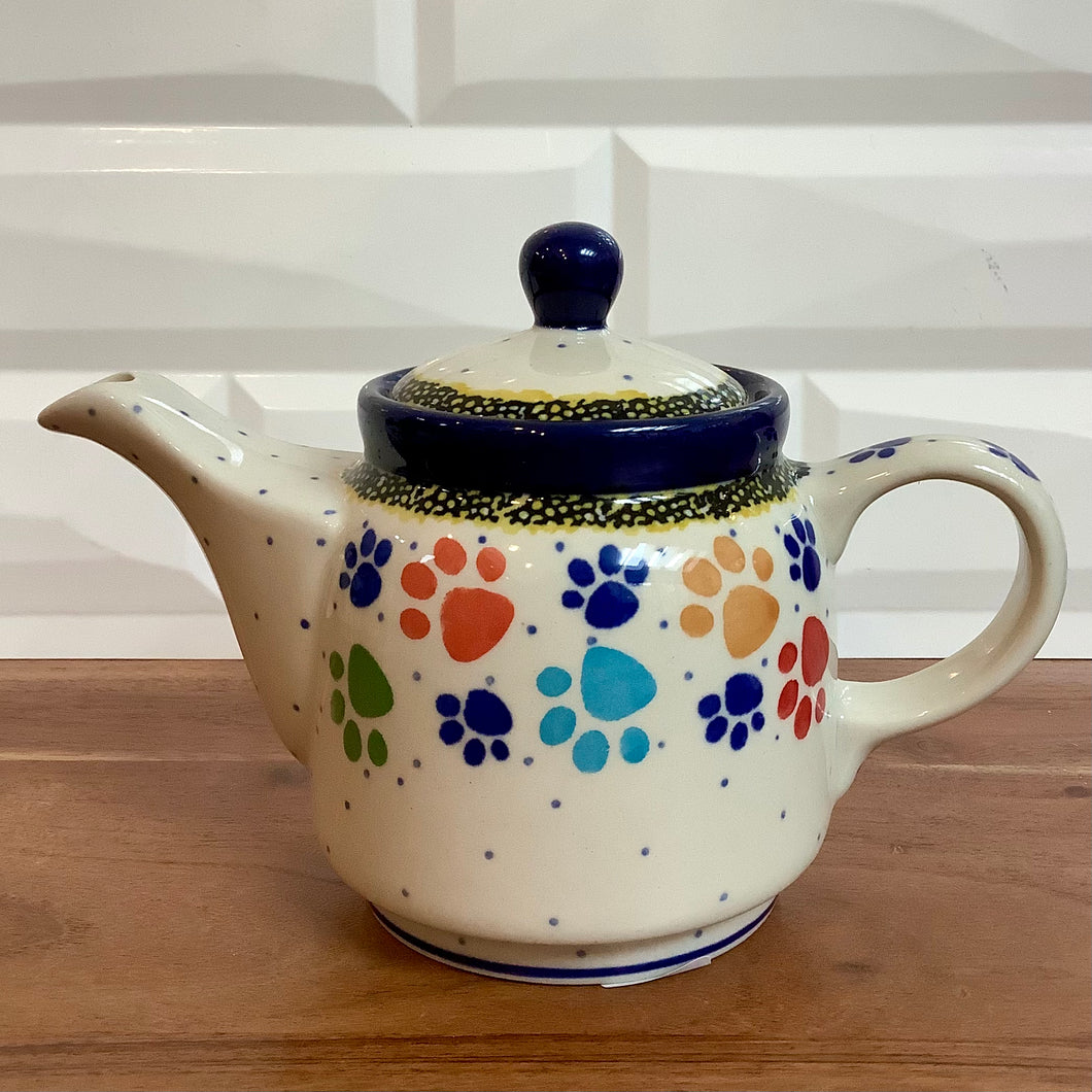 Colorful Paw 9oz Teapot
