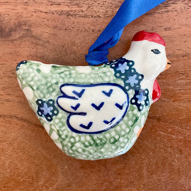 Daisy Jane Chicken Ornament