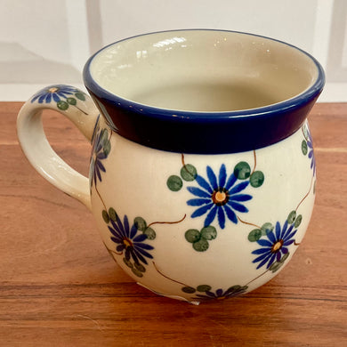 Blue Dancing Dasies 8oz Bubble Mug