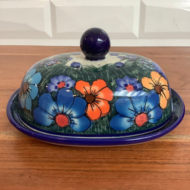 Kalich multicolor oval butter dish