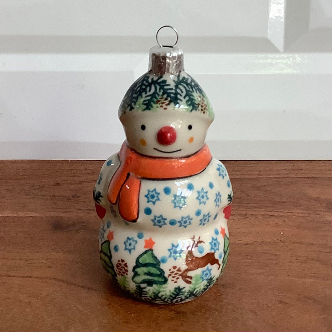 Reindeer and Snowman Snowman Ornament