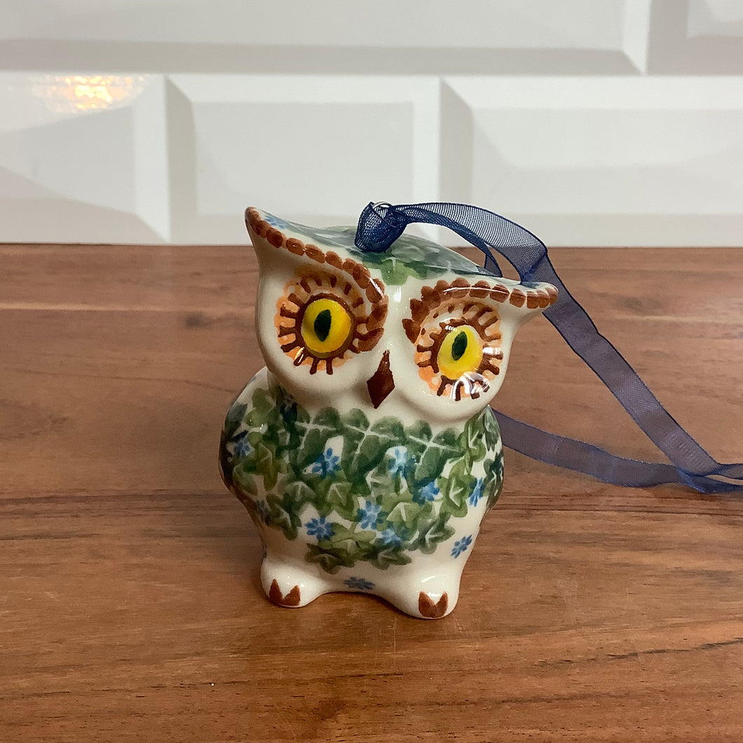 Kalich Owl Greenery Ornament