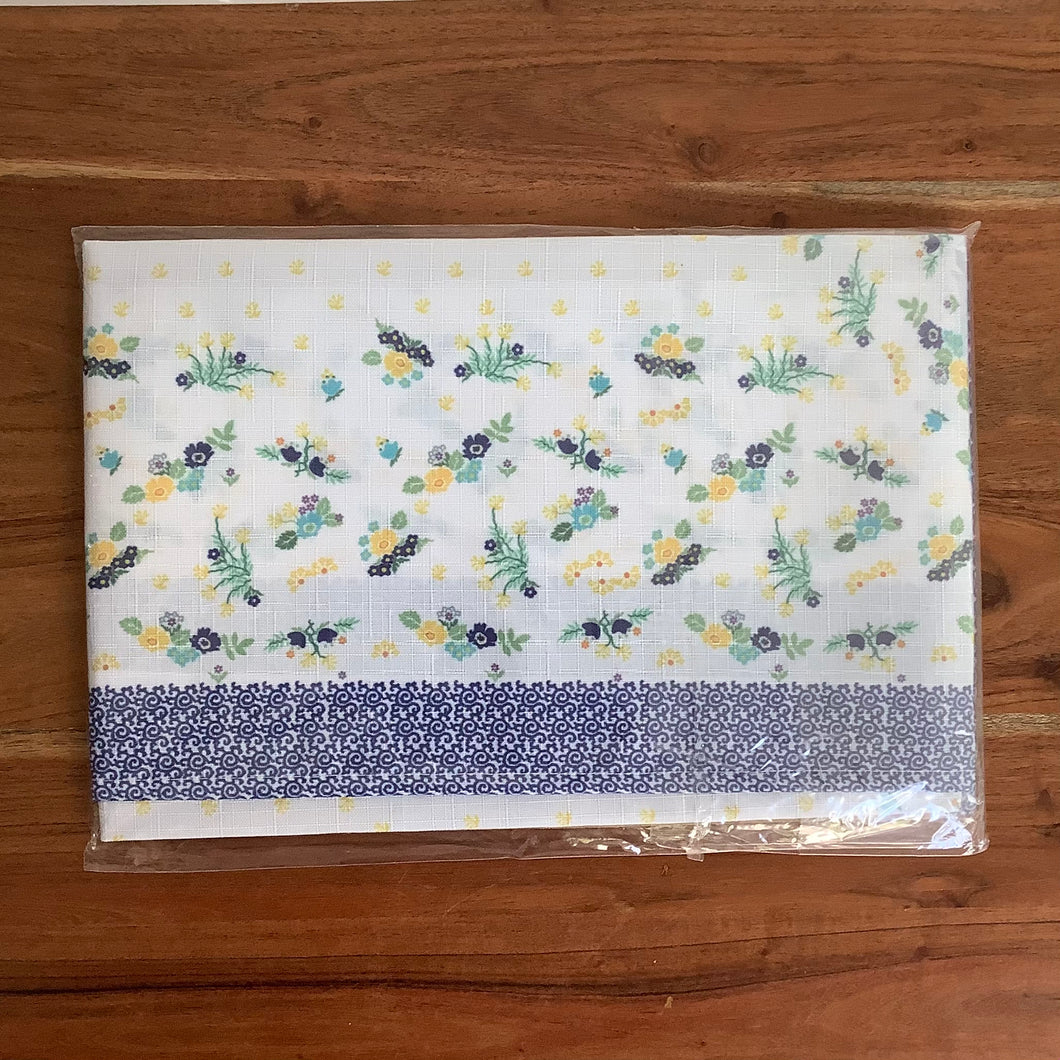 Blue and Yellow Meadow Table Cloth