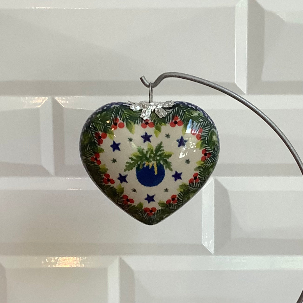 Kalich Blueberry Heart Ornament
