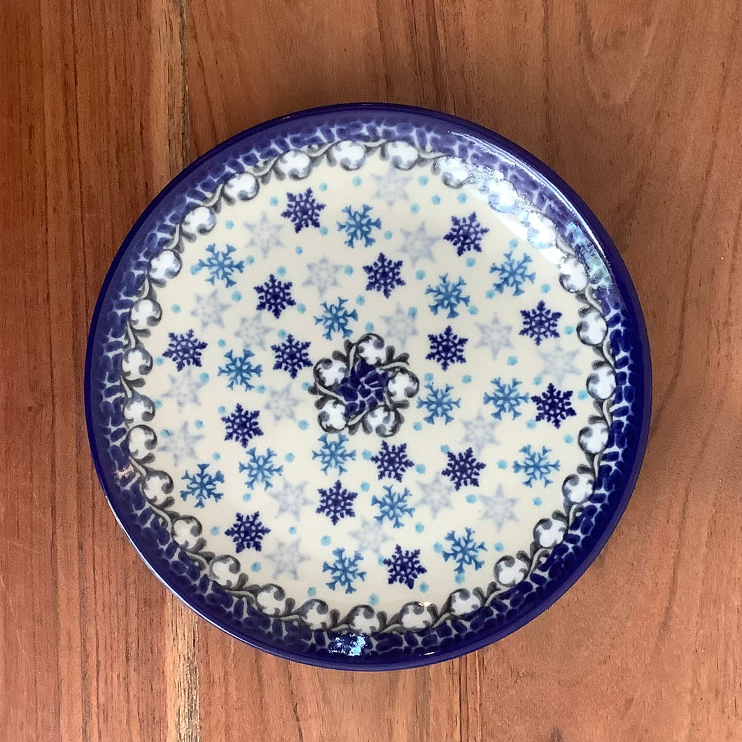 Kalich 6in Snowflakes Plate