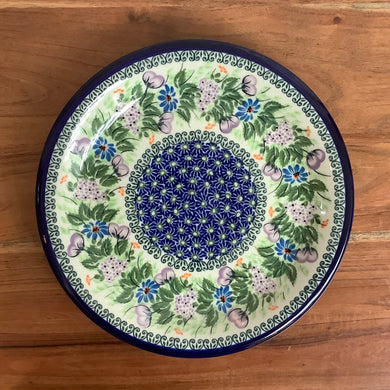 Kalich Dinner Plate Purple and Blue Flowers