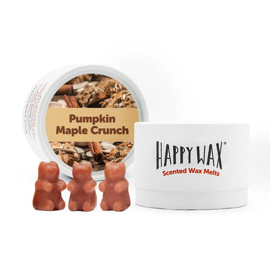 Pumpkin Maple Crunch Wax Melts - Eco Tin 3.6oz or 8oz Pouch
