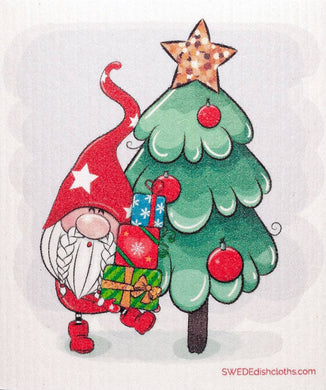 Swedish Dishcloth Christmas Lone Gnome Spongecloth