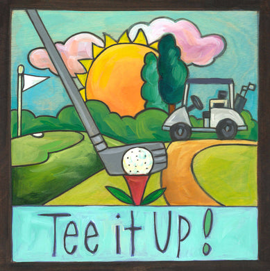 Tee Time Plaque