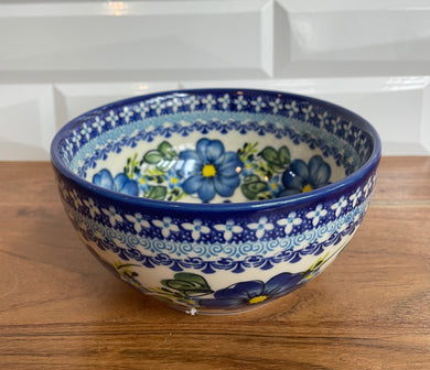 Kalich Blue Flower Soup or Salad Bowl