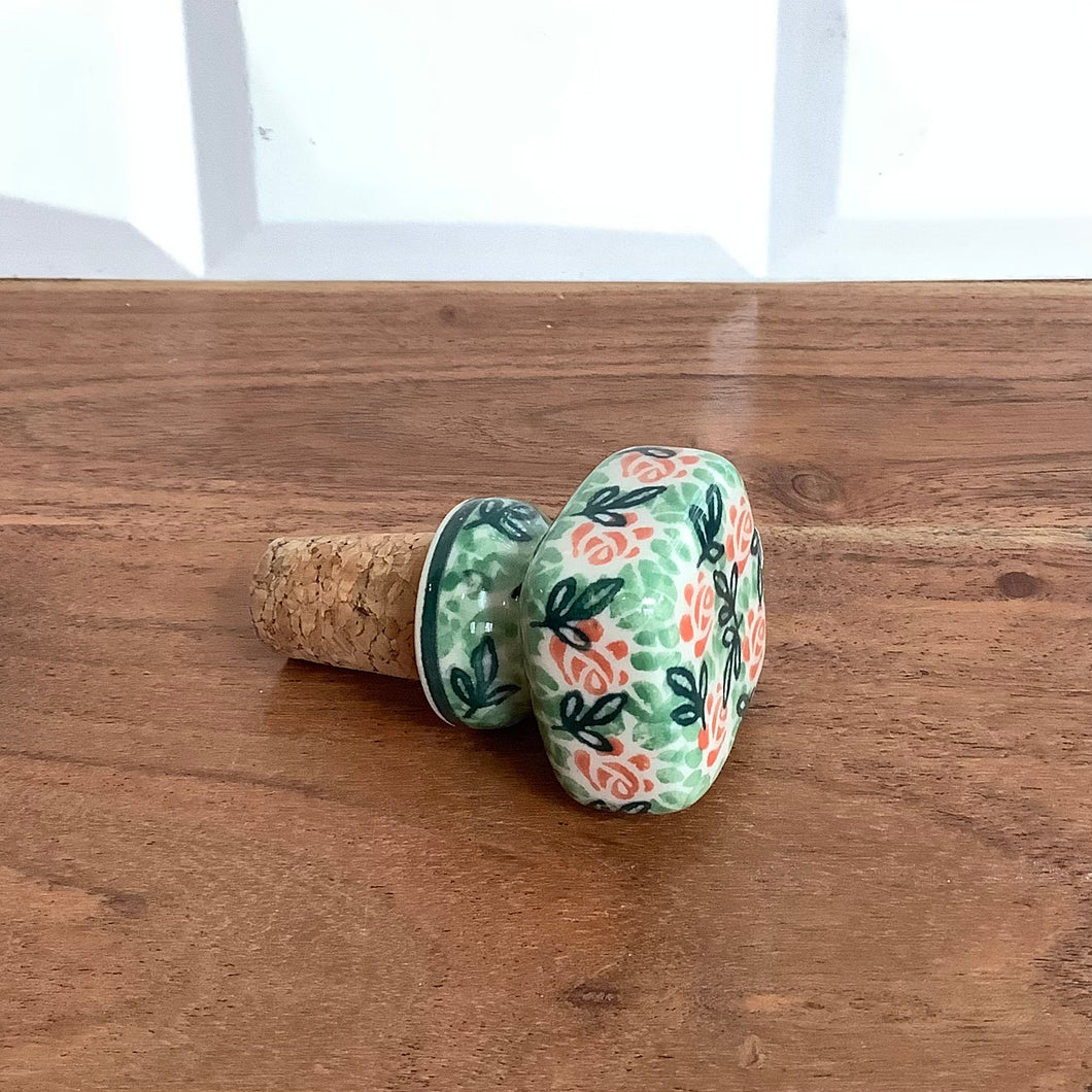 Red Rose Wine Stopper
