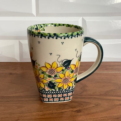 16oz Tall sunflower mug