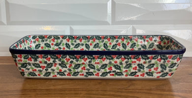 Holly Berry Long Loaf Pan