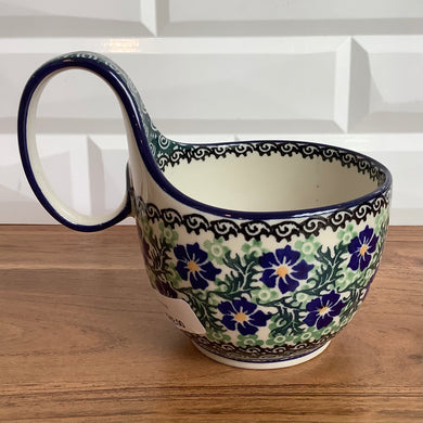 Violet soup mug