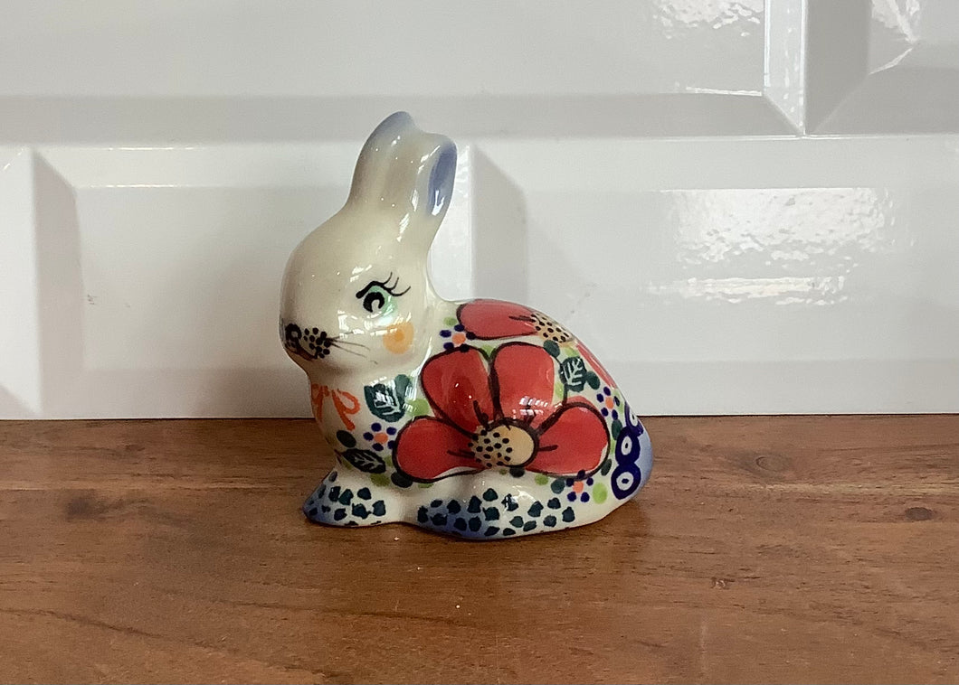 Red Floral Bunny