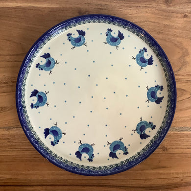 Blue Chicken Cookie Plate
